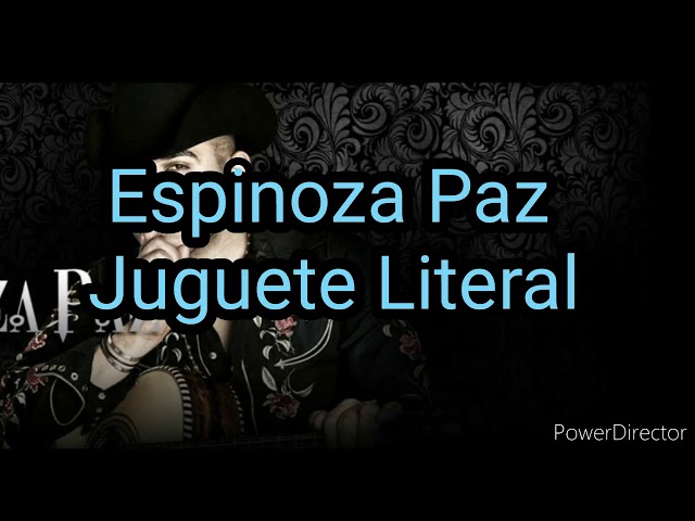 Espinoza Paz - Juguete Literal