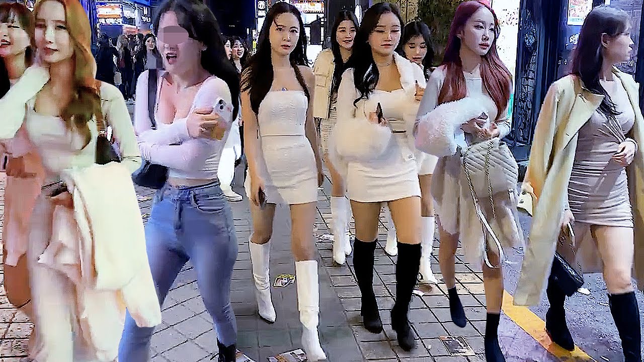 서울 강남 거리에 하얀 천사들이 나타났네요😎😎😎😎😎