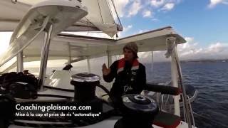 Learn sailing  take a reef on catamaran