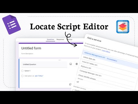 How to Find Apps Script in Google Forms (Launch Script Editor)