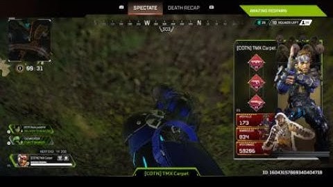 Apex Legends Bug - Rat Spot on Moon - no out of bounds timer.