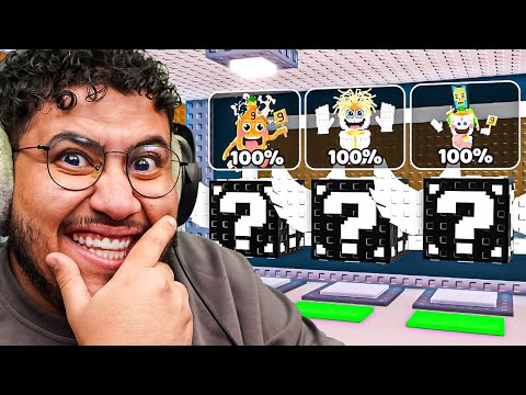 صرفت 100 ألف روبوكس على اللكي بلوك لا تلعب ماب السرقة الساعة 2 الليل روبلوكس   