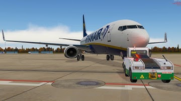 Prepar3D v5| PMDG 737 NGXu Ryanair | Takeoff from Cologne Airport EDDK | P3DV5