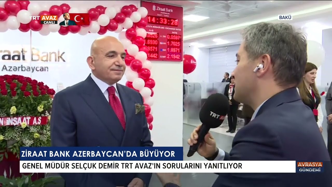 ZİRAAT BANK AZERBAYCAN'DA BÜYÜYOR