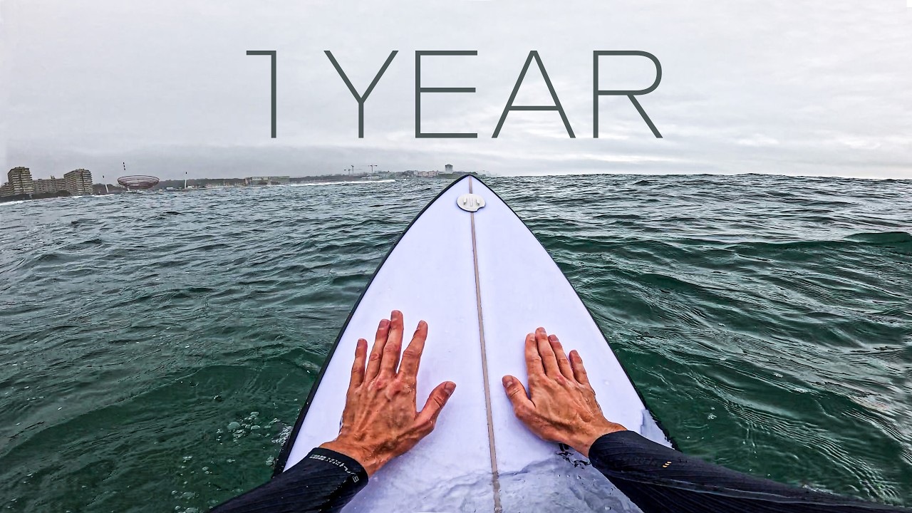 My 1 year surfing progression | Learning To Surf In 1 Year