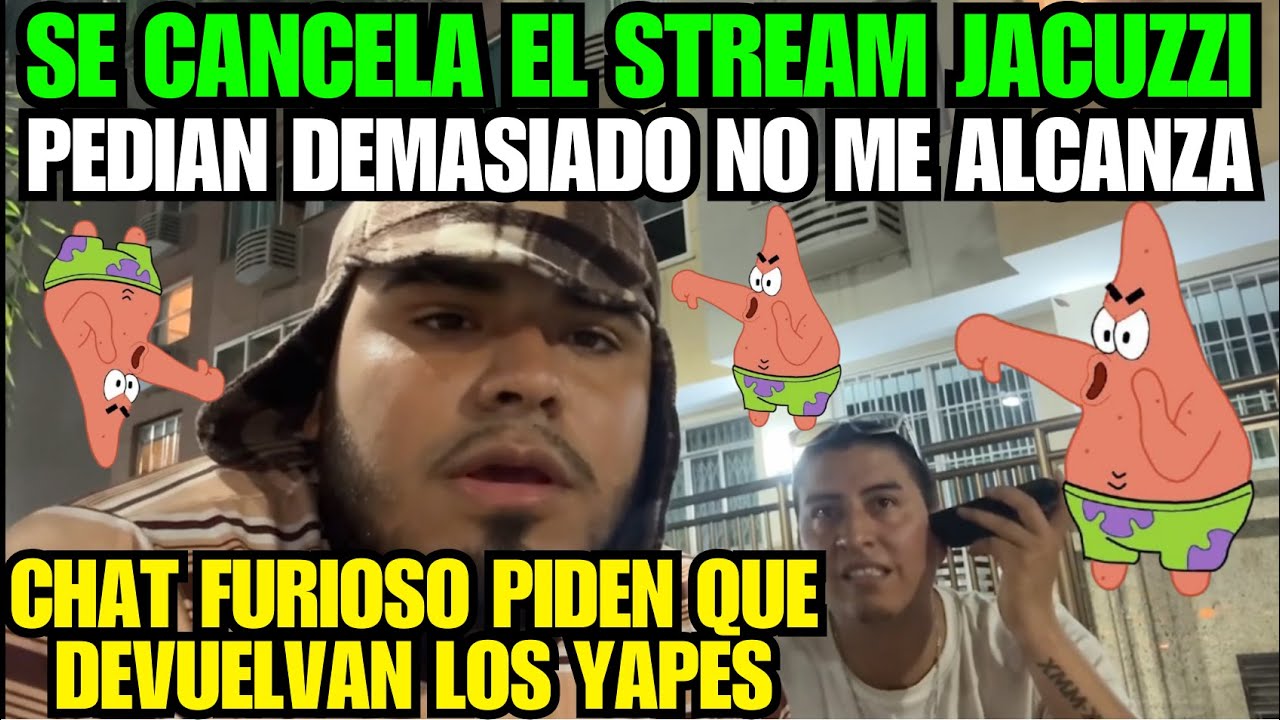 🔥SHAKA ACLARA PORQUE SE CANCELO EL JACUZZI😲😲 CHAT FURIOSO PIDE QUE DEVUELVAN LOS YAPES😂😂