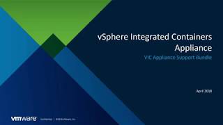 Collecting a Support Bundle from the vSphere Integrated Containers Appliance