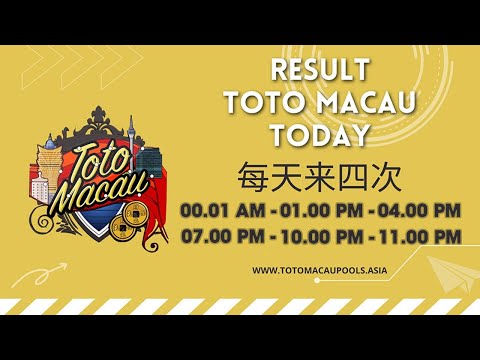 LIVE TOTO MACAU | LIVE MACAU | lofi hip hop radio 📚- beats to relax/study to | LIVE DRAW TOTO MACAU