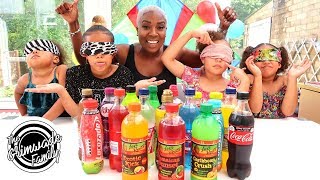 GUESSING THE ENGLISH SOFT DRINK CHALLENGE || WITH DISGUSTING FORFEIT!!!