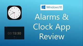 Alarms & Clock app in Windows 10 you should use screenshot 4