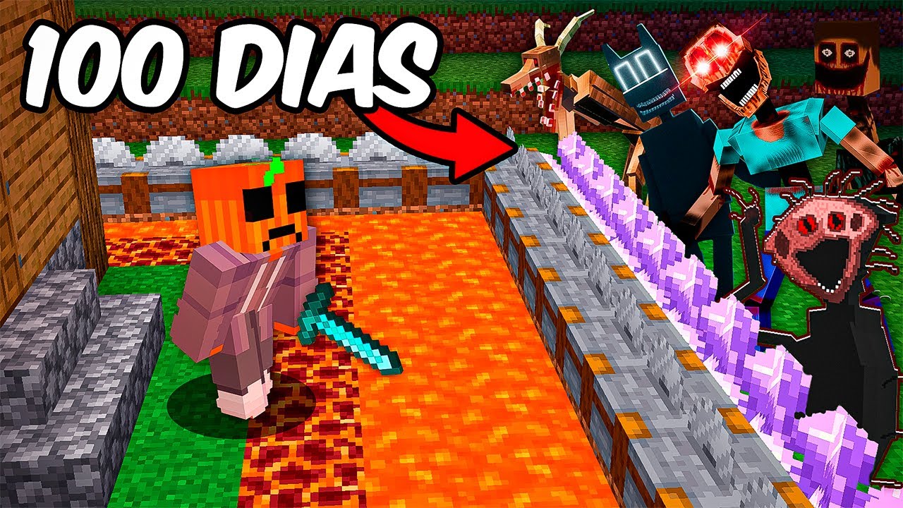 100 DIAS Sobreviviendo a Mods de Terror!