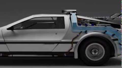 Back to the Future Delorean Blender