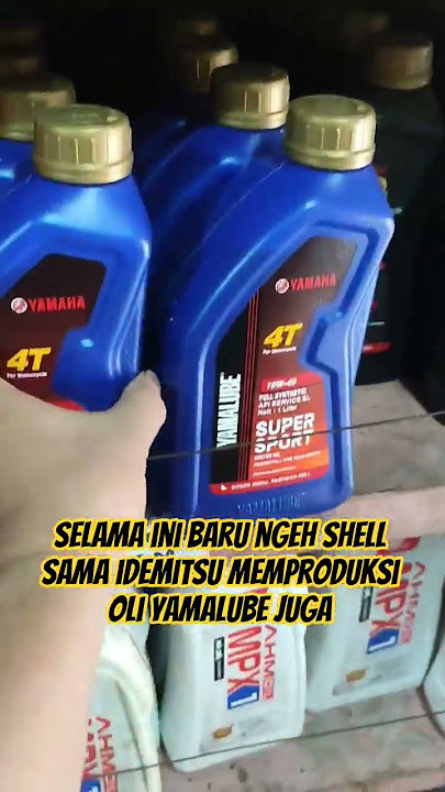 I just realized that Shell and Idemitsu also produce Yamalube oil #shorts #yamaha #yamalube