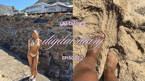 Uni Diaries| Beach days in my life| South African Youtuber 🇿🇦 