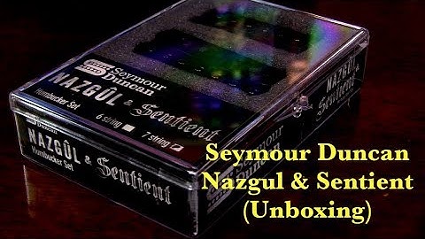 Seymour Duncan Nazgul and Sentient 7 String (Unboxing)