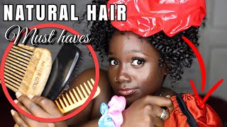 19 Natural Hair Things I Cant live without NATURAL HAIR MUST HAVE TOOLS/THINGS