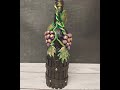 Bottle decor  gaily craft n creations
