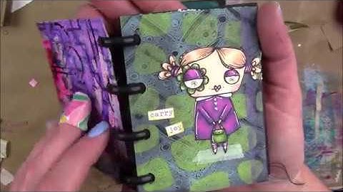 Journal On The Dark Side: Jenn Engle Creates On Our Black Journal Pages by Joggles.com