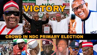 SEE THE MASSIVE CROWD 😳 THAT CAME OUT TO VOTE IN NDC PRIMARY ELECTION YESTERDAY AND TODAY