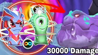 🔥 POPSTAR ELI vs INVADING TURTLETON 😱 30000 DAMAGE INSANE ATTACK! | Slug It Out 2 🐌💥 100K+ VIEWS 🔥 screenshot 3