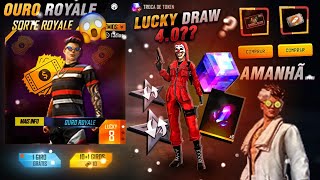 VAZOU!! PRÓXIMO OURO ROYALE? CUBO MÁGICO NO EVENTO DE PÁSCOA, NOVO LUCKY DRAW 4.0 E SALA - FREE FIRE