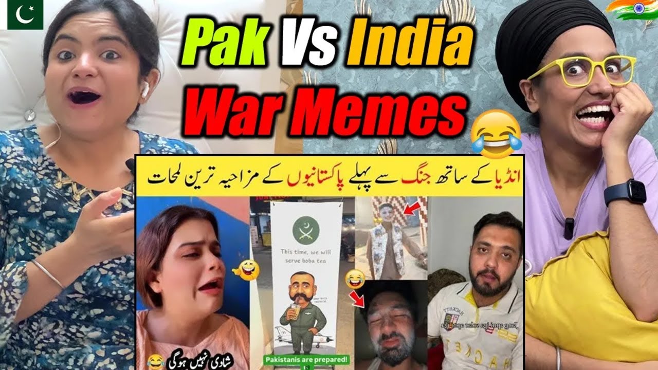 Indian Reaction on Funniest War Memes Pak Vs India