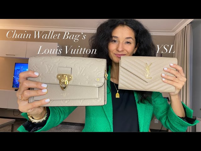 Louis Vuitton Damier Ebene Vavin Chain Wallet (SHF-Q7lkzh) – LuxeDH