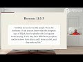 Bible Study Romans Chapter 11