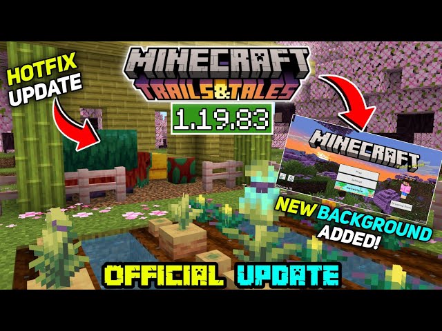 Minecraft 1.19.83.01 APK PE Download Official Version