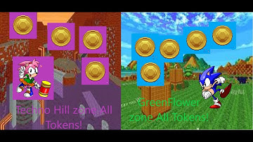 SRB2 v2.2: Tutorial! - All chaos emerald tokens part 1. (Greenflower and Techno Hill zone!) (better)