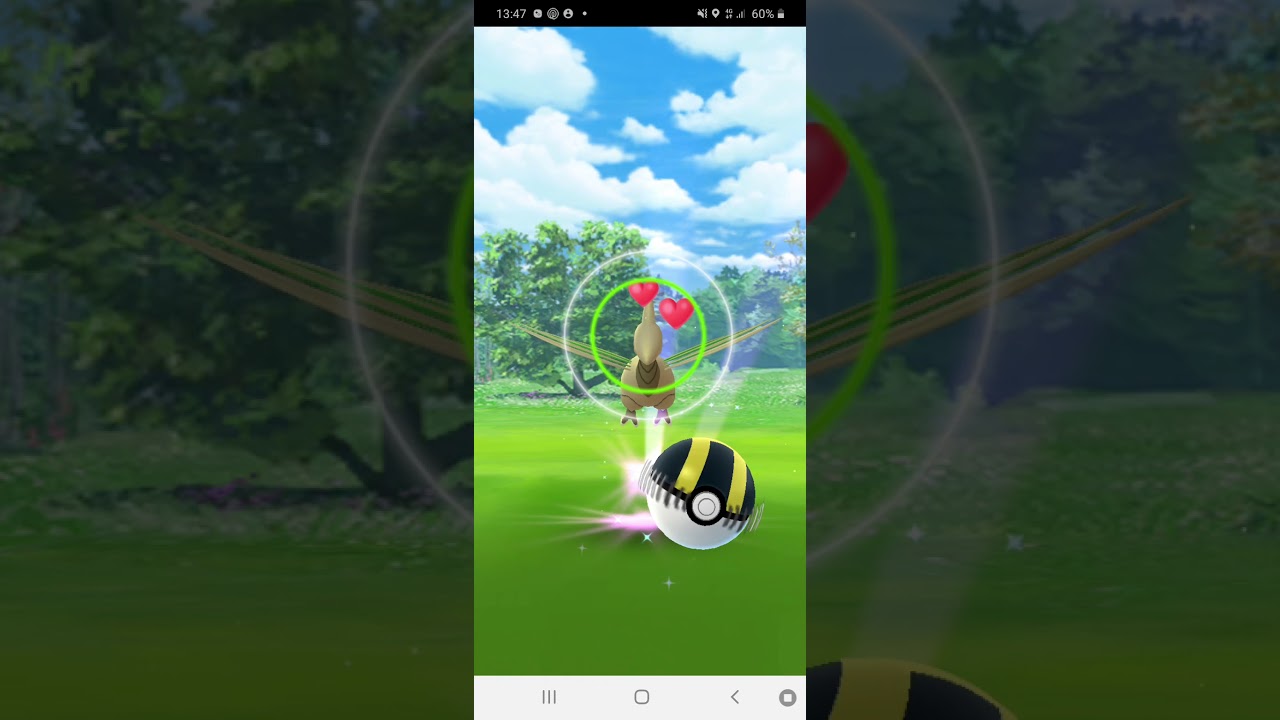 Shiny Skarmory catch in Pokemon GO!