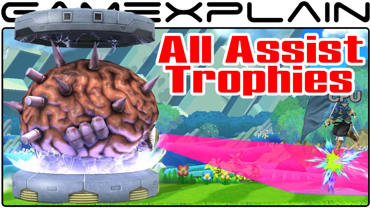 All Assist Trophies in Smash Bros Wii U
