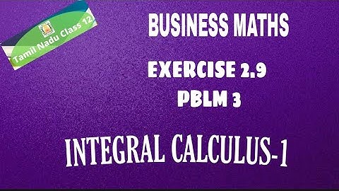 12th Business Maths Exercise 2.9 Pblm 3