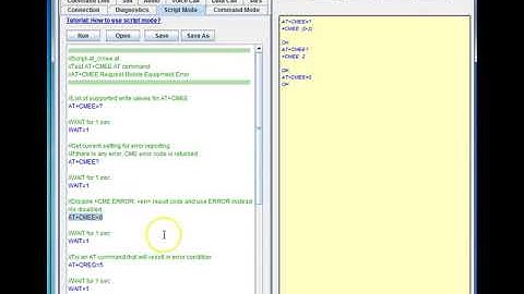 AT+CMEE - Report Mobile Equipment Error