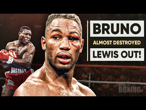 Видео: When Frank Bruno ALMOST DESTROYED Lennox Lewis! It was a tough fight.