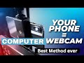 How to make your phone camera a computer webcam 2024