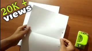 How to punch papers by punching machine easily and perfectly.
