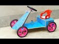 How to Make Electric Go Kart  With Plywood II 30 km speed II