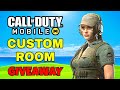 CALL OF DUTY MOBILE CUSTOM ROOM LIVE STREAM WITH GIVEAWAYS | COD MOBILE BATTLE ROYALE GAMEPLAY