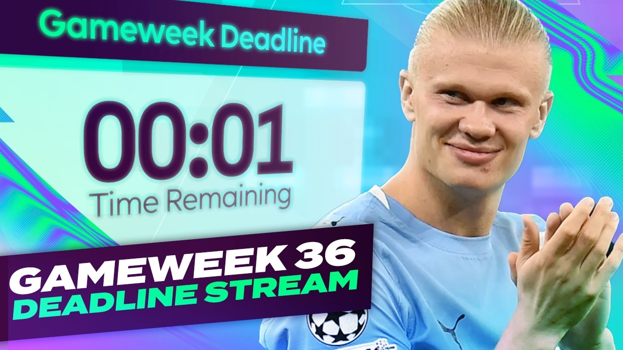 2 FREE TRANSFERS 🤔 FPL DEADLINE STREAM GAMEWEEK 36 🔥 | Fantasy Premier League Tips 2025/26