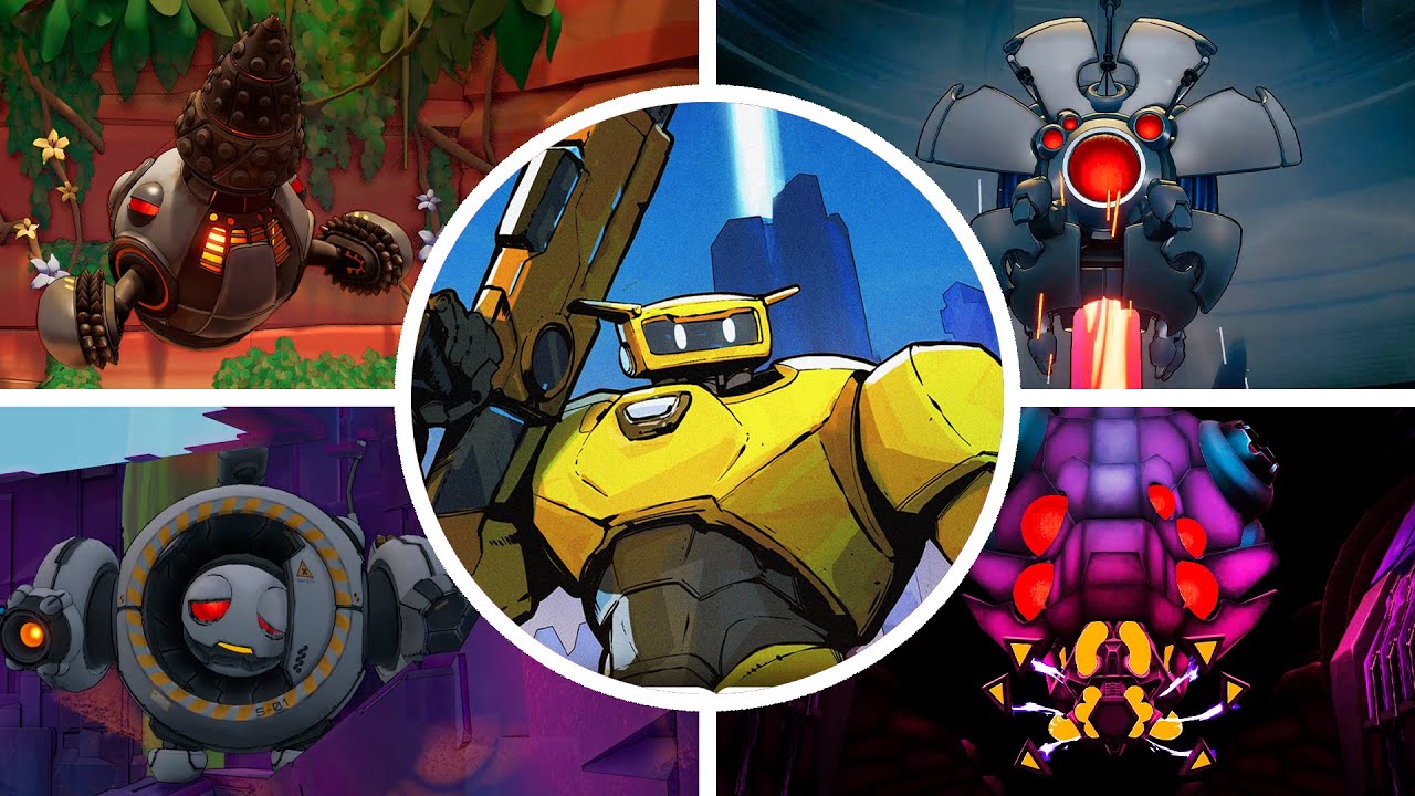 Roboquest All Bosses With Cutscenes & Ending YouTube