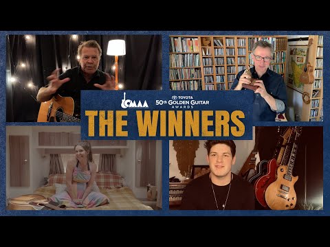 CMAA 50th Anniversary The Winners: Troy Cassar-Daley, Fanny Lumsden, Blake O'Connor, Colin Buchanan