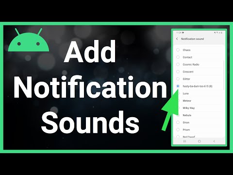 Video: Sådan tilføjes en notifikationsringetone på Android