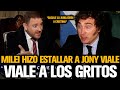 Milei hizo estallar a jonatan viale tras los escndalos de ayer