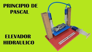 Como Hacer un ELEVADOR HIDRAULICO (Principio de Pascal)