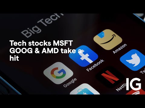 Tech stocks MSFT GOOG & AMD take a hit