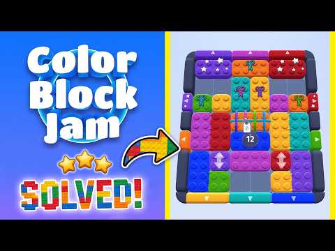 🧩 Color Block Jam - Hard Level 107 Walkthrough | Solution Guide (New Update!) 🚧