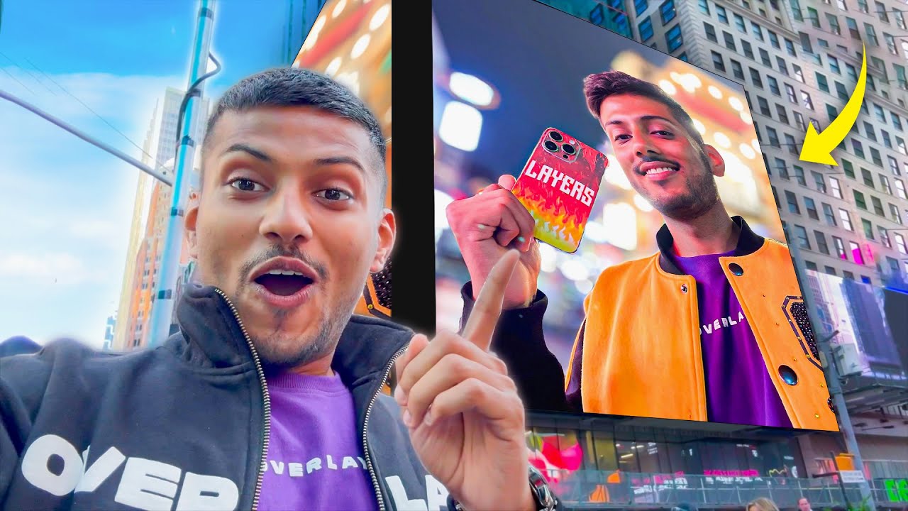 I Bought USA Billboard for our Startup ! *TimeSquare*