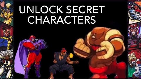 How to unlock the secret characters in X-MEN:CHILDREN OF THE ATOM