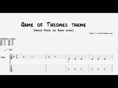 Game Of Thrones Theme Tab Instrumental Acoustic Guitar Tab Pdf